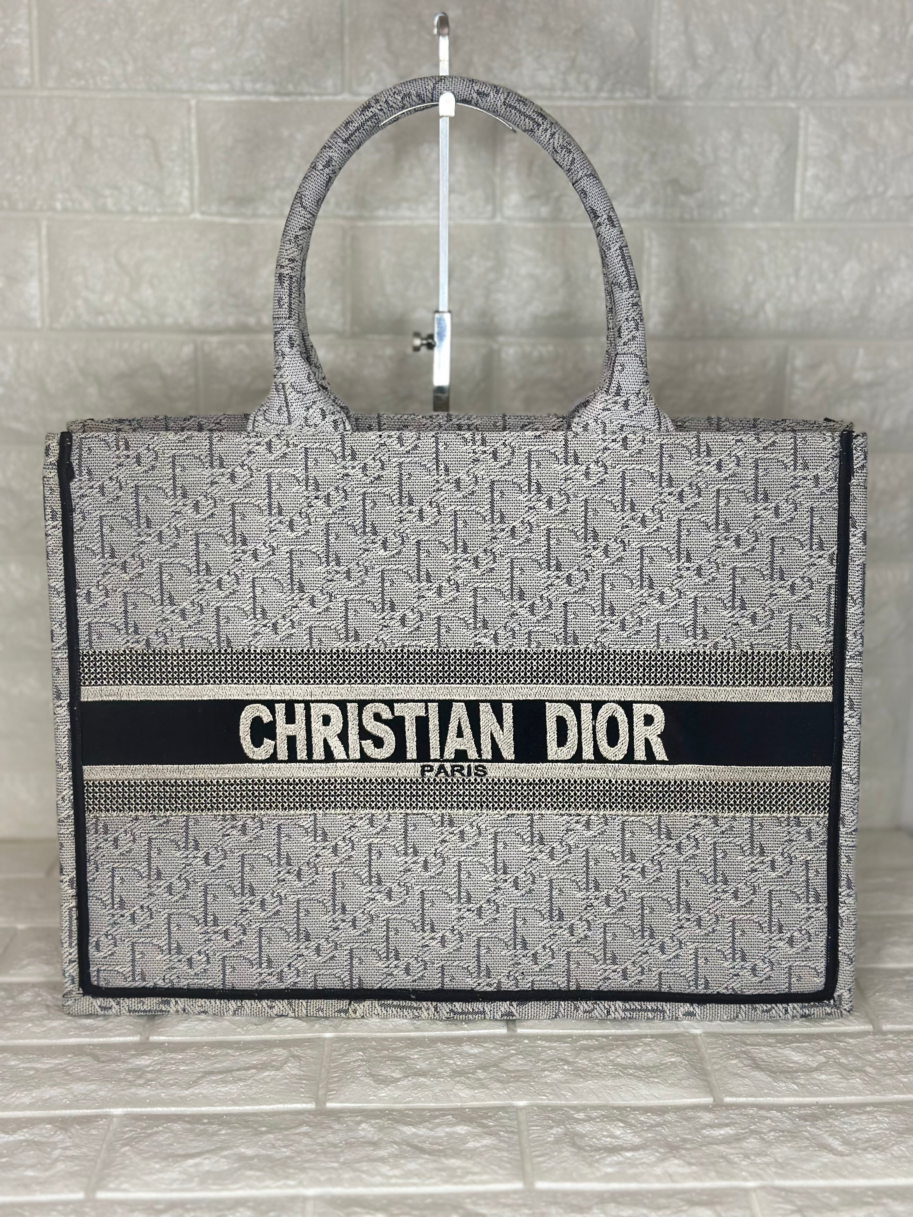 Dior Book Tote Grey