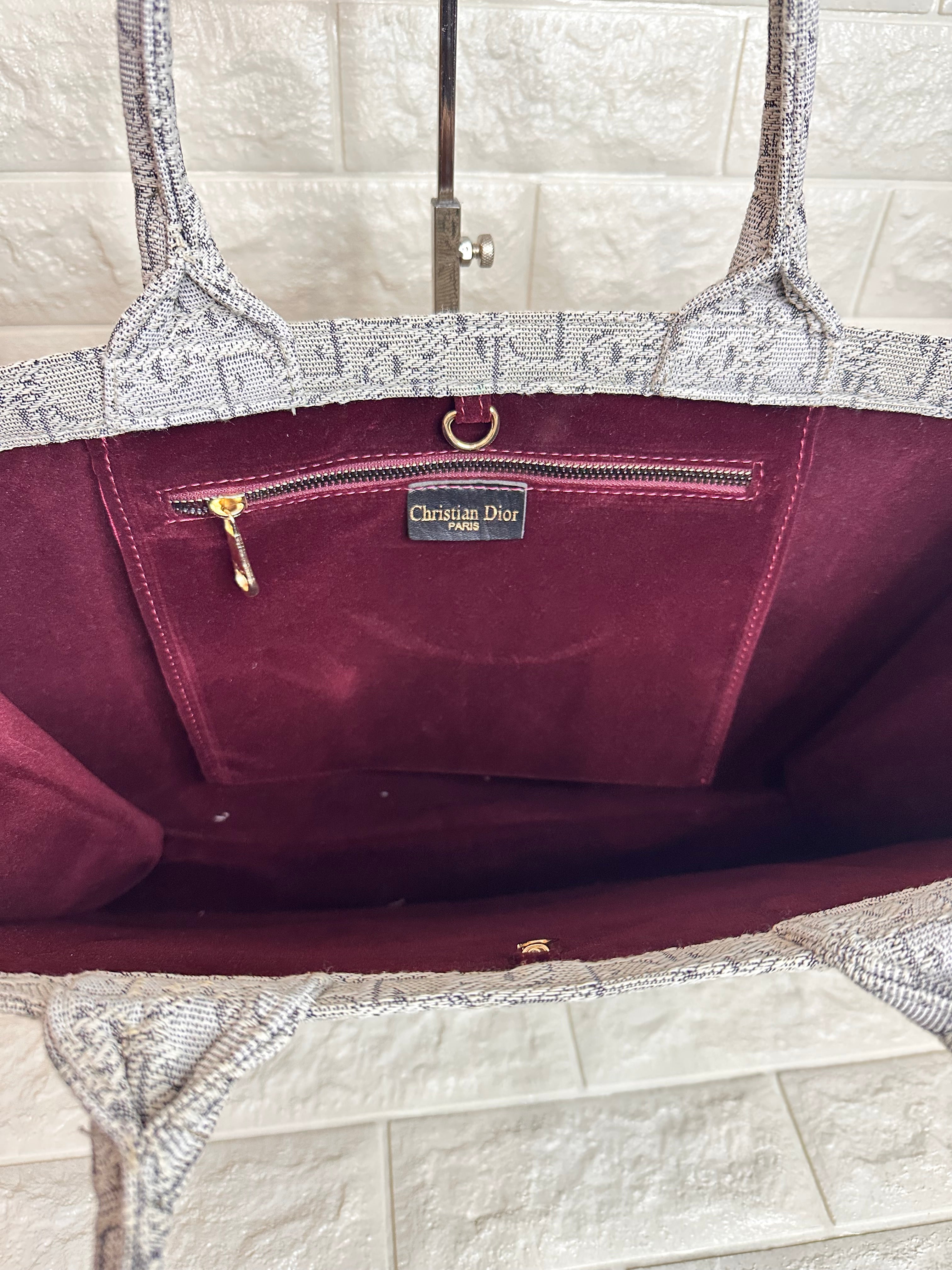 Dior Book Tote Grey