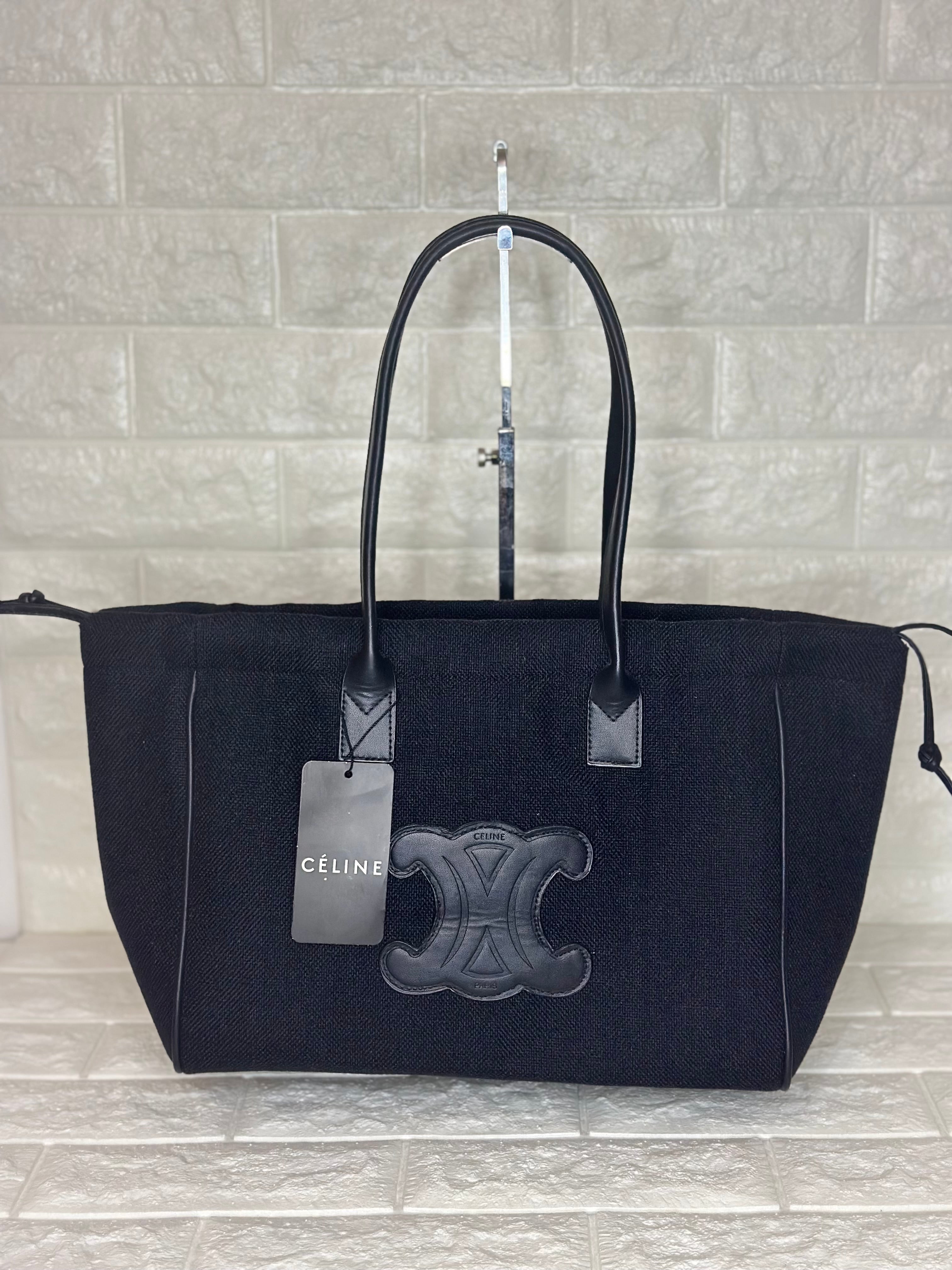 Celine Canvas Tote Black
