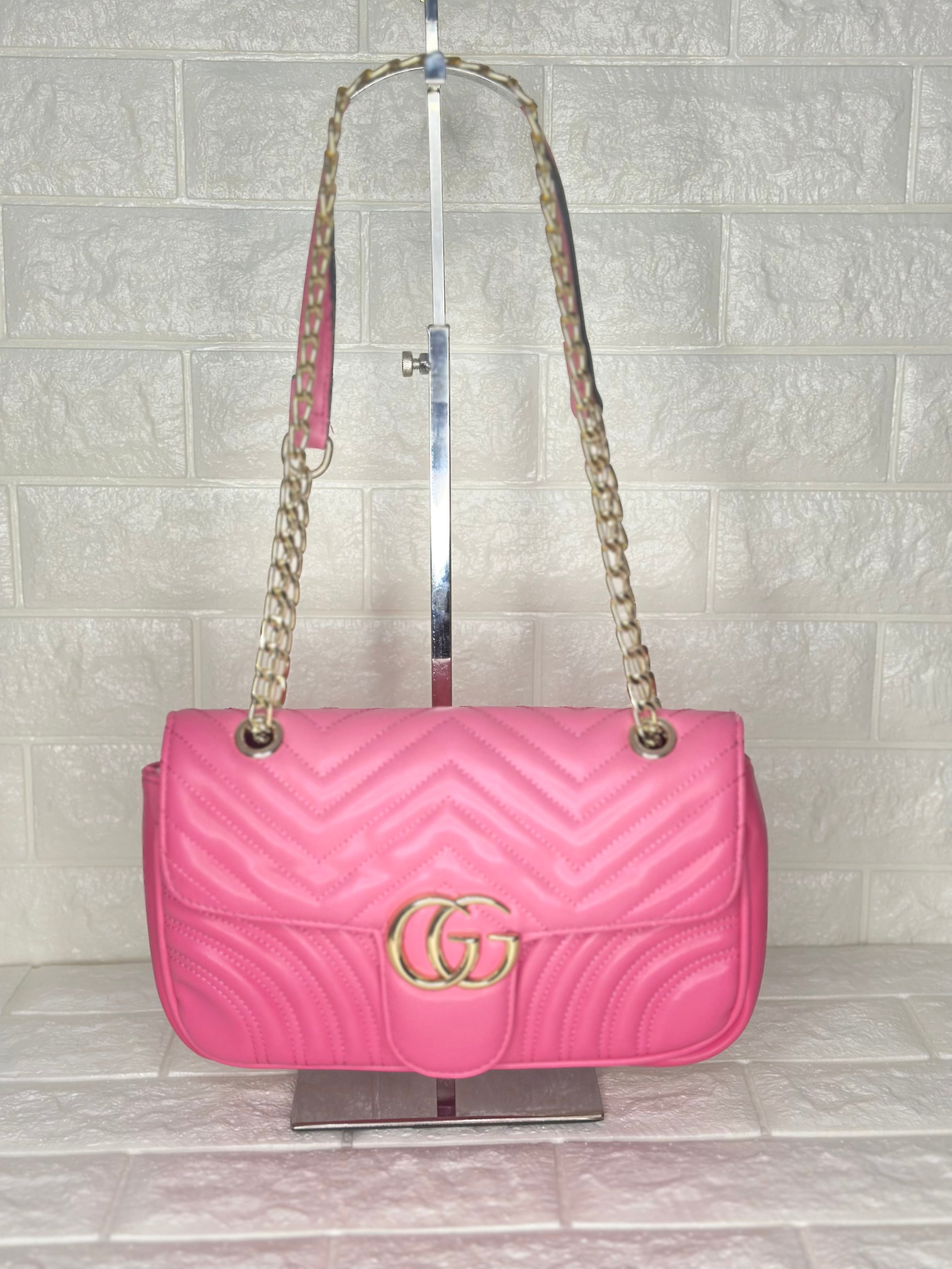 Gucci Marmont Shoulder Bag Pink