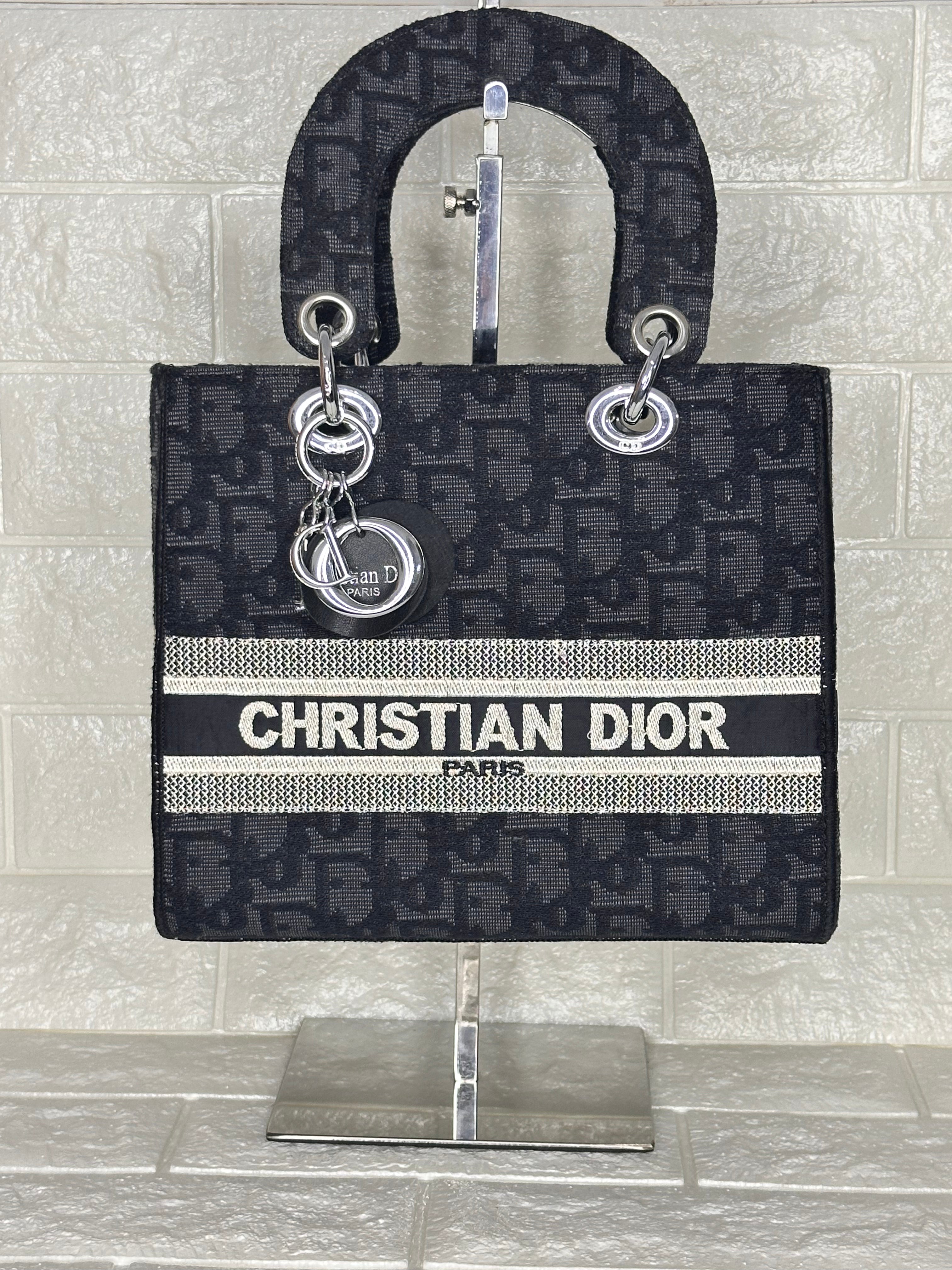 Christian Dior Book Tote Navy