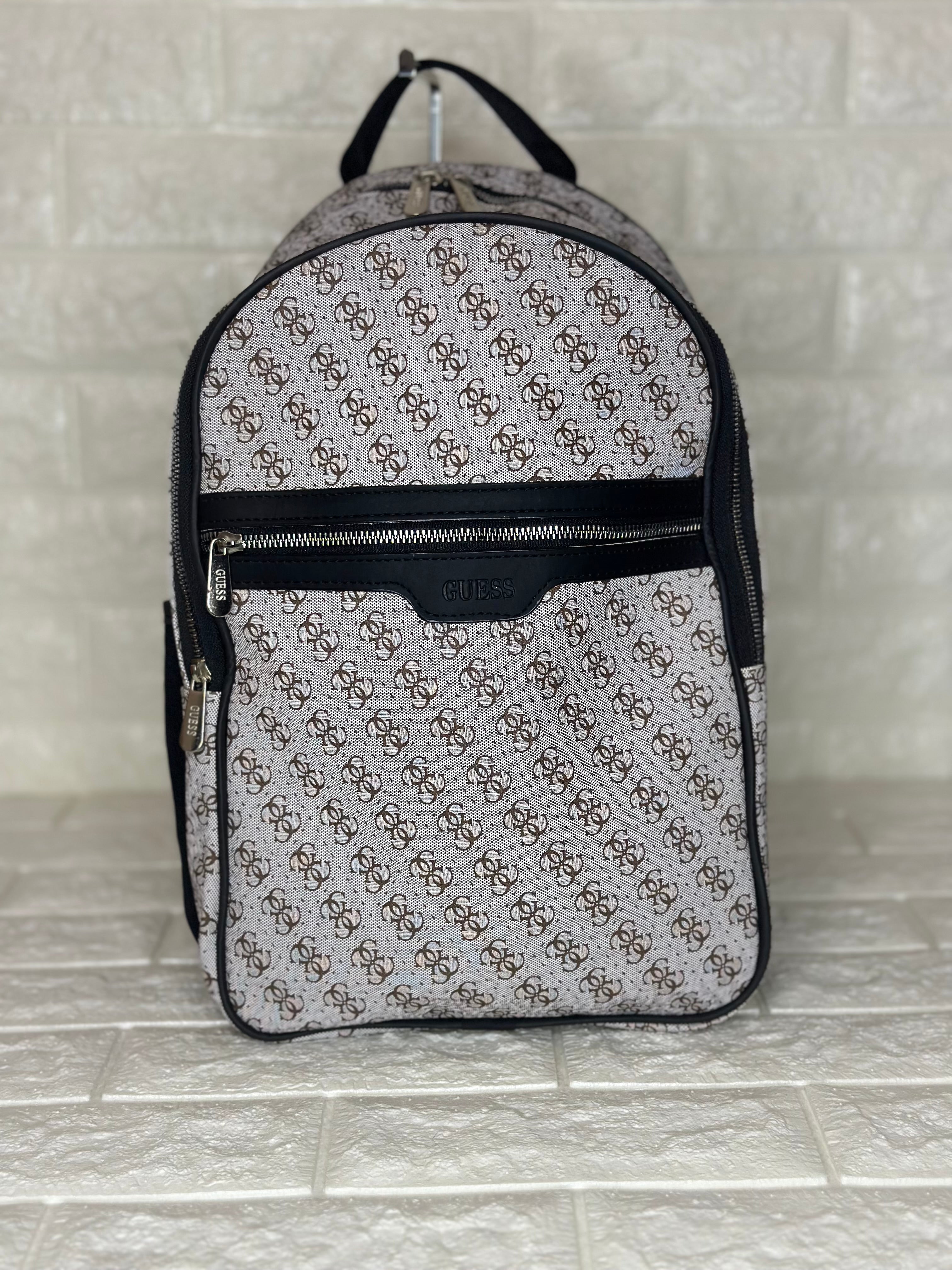 Guess Σακίδιο Πλάτης Logo Beige